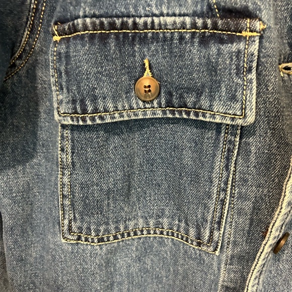 ANTHROPOLOGIE DEAR JOHN DENIM JACKET XL - Picture 6 of 11